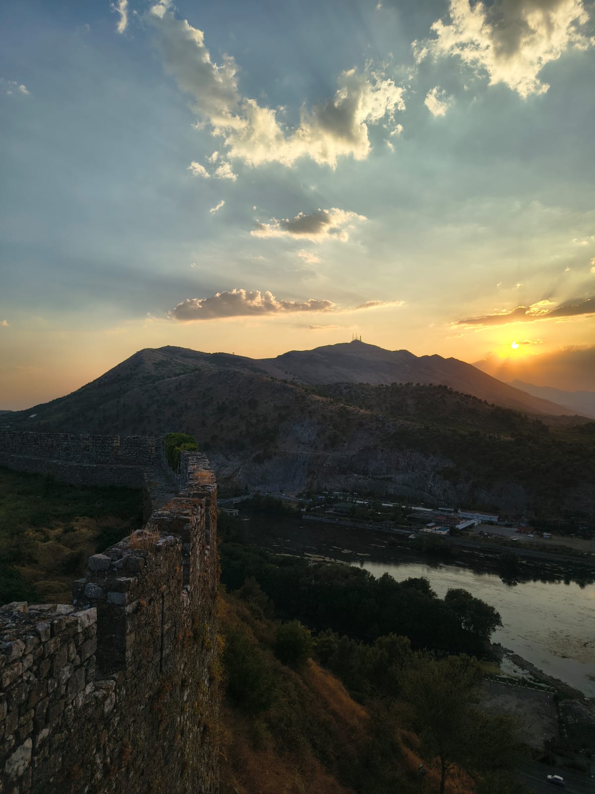 Lake Shkodër and the Kallmet wine landscape in northern Albania